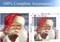 5D Santa Claus Diamond Art Painting Kits - DIY Diamond Art Christmas, Full Round Drill Crystal Embroidery Cross Stitch Adult Craft 5D Paint with Diamond for Wall Office Decor 12x12 inch